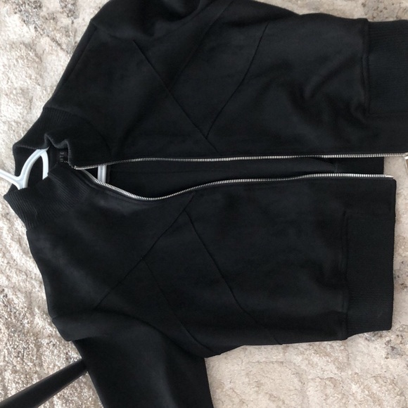 Dynamite Suede Bomber Jacket - Picture 4 of 4